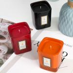 Private Label Square Glass Jar Scented Candle Handmade with 48 Hours Burning