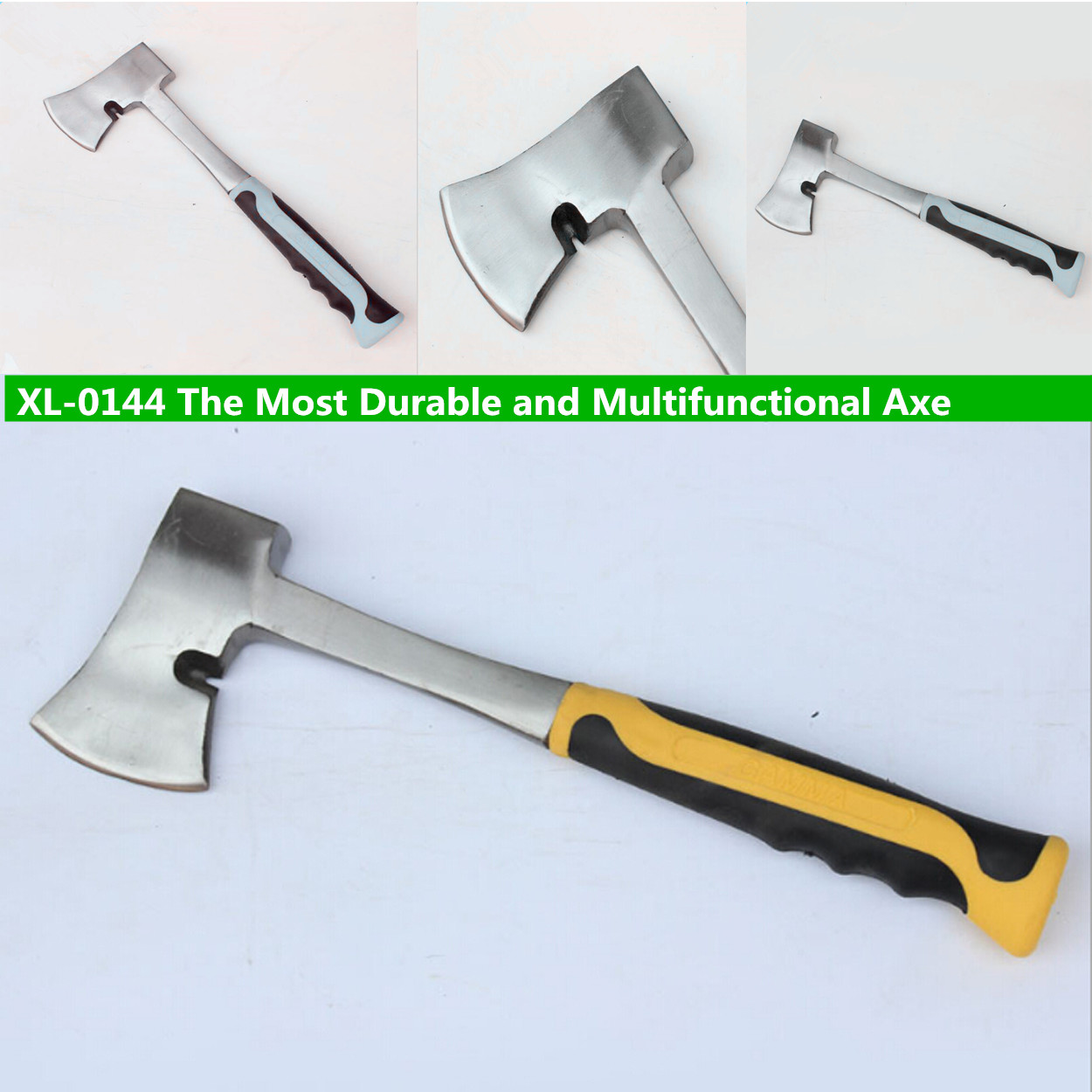 500G Axe with grade A polishing surface and most durable conjoined steel handle