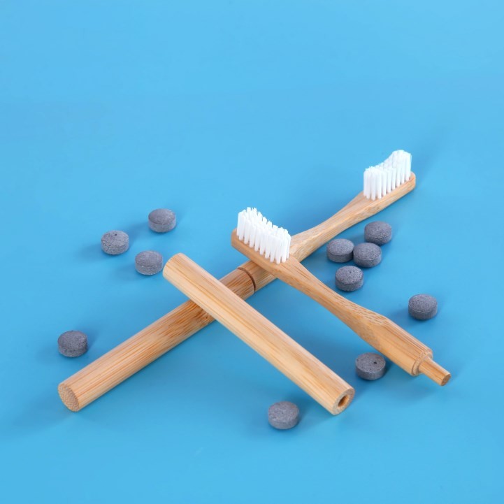 Non Plastic Package Fluoride Toothpaste Tablets Solid Toothpaste