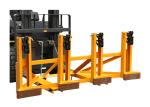 DG2000C Forklift Mounted Drum Grabber Double Eagle-Grip 4 Drums Load Capacity