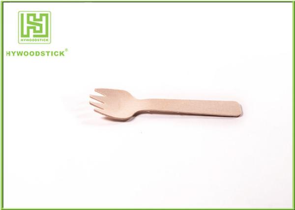 Anti - Bacteria Disposable Wooden Flatware , Eco Friendly Disposable Cutlery For
