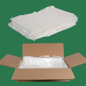 Quality Customized Clear LDPE Fanfolded Pre Opened Bags Textile Packaging wholesale