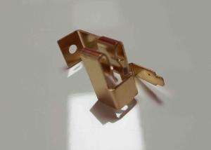 Quality Customized Brass Sheet Metal Stamping Dies Bending Parts 0.01-0.05mm Tolerance wholesale