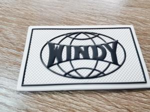 Quality Ironed Onto Garments Custom Cloth Badges , Embossed TPU Labels wholesale