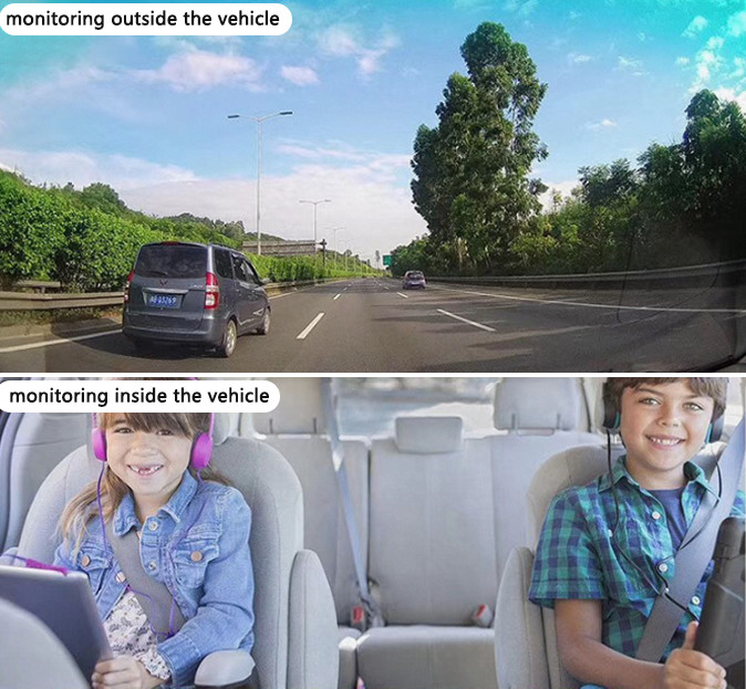 AHD High Definition Car Reversin Aid Backup Monitor For School Bus Truck IR Night Vision
