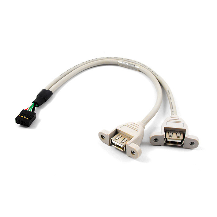Micro usb to female USB 2.0 extension cable black color, ODM/OEM welcome