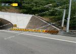 Accident Car Rolling Guardrail Barrier Post Spacing 650mm 700mm 1000mm