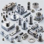 Fine Pitched Smooth Surface Silver CNC Machined Aluminum Parts For General