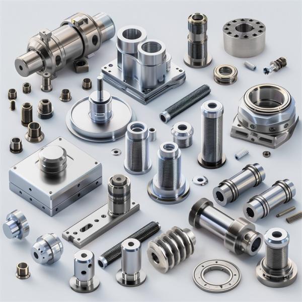 Fine Pitched Smooth Surface Silver CNC Machined Aluminum Parts For General