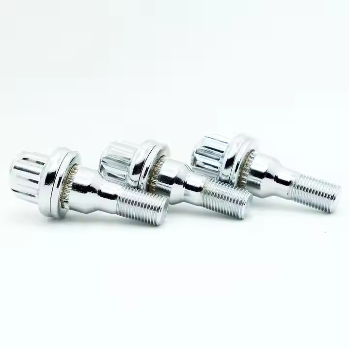 Silver Aluminum Wheel Lock Socket Racing Lug Nuts 10.9 Grade