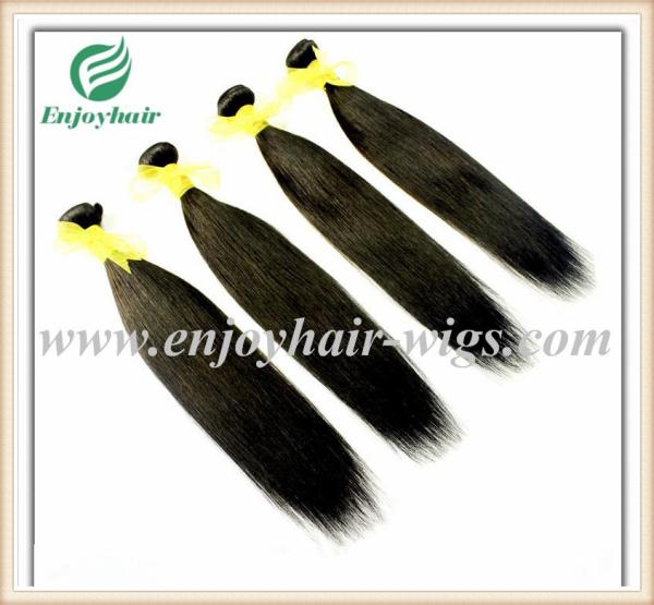 Brazilian 5A virgin remy hair weave ,natural color(can be dye) straight 10''-26'