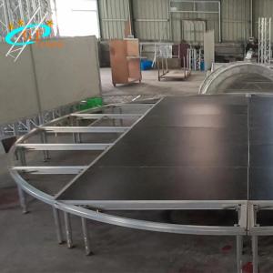 Quality Round Outdoor 6061-T6 Aluminum Stage Platform Anticrack wholesale