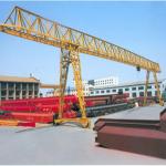 Outdoor Trussed Type Cantilever Gantry Crane With Electric Hoist Wind Resistance