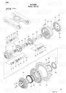 Quality Custom Colors Excavator Travel Drive Catalog Motors wholesale