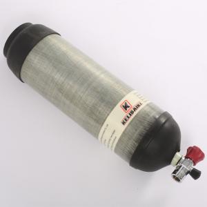Quality Compressed Air 9L Carbon Fiber 300 Bar SCBA Cylinder With Inhalation Resistance wholesale