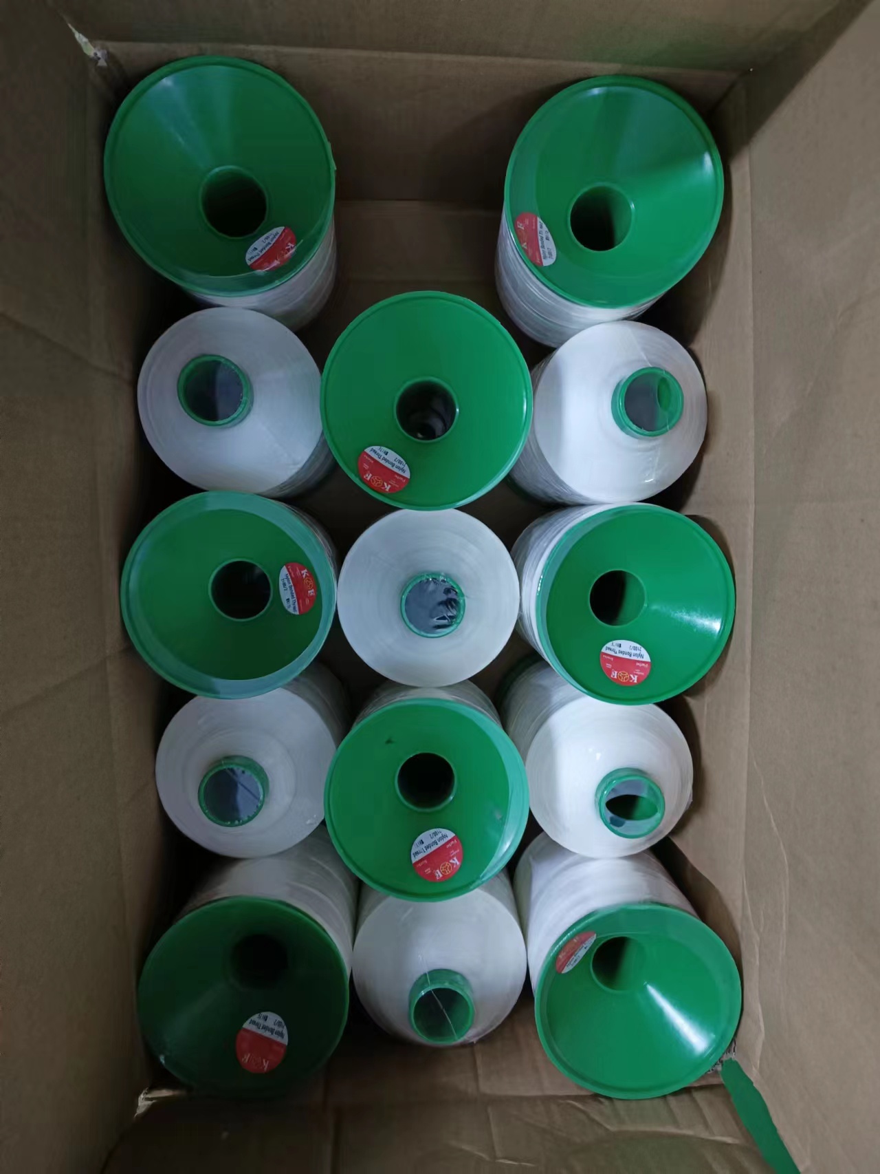 Kangfa Polyester Bonded Thread For Hand Knitting Sustainable Stitching with Ring Twist