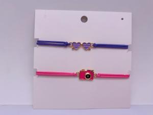 Quality 9 inch Pink Ladies Fashion Bracelets Rope Practical Reusable wholesale