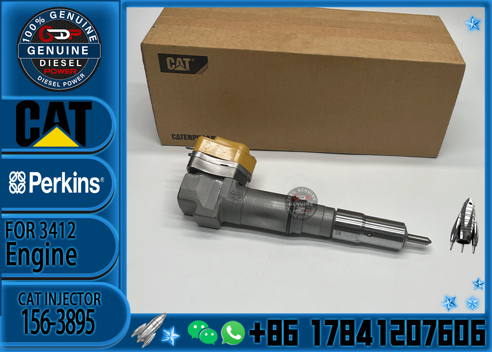 1563895 1697408 Engine Parts Fuel Injector 156-3895 169-7408 171-9704 For CAT Caterpillar 3412 1719704 engine