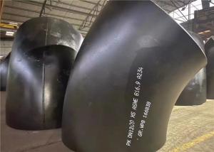 China Large Diameter Welded Pipe Fittings 90 Degree Short Radius Elbow SR ASTM A420 WPL6 on sale
