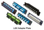 24/48/144 SC Port Fiber Optic Wall Mount Breakout Box LGX Module Splicing Black