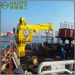 Quality Carry Deck Hydraulic Telescopic Crane for sale Marine ship deck crane wholesale