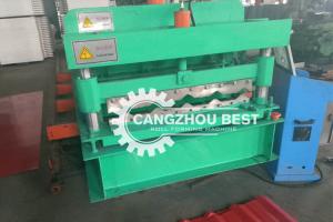 Quality Standing Seam Color Sheet 5.5kw Roof Tile Roll Forming Machine wholesale
