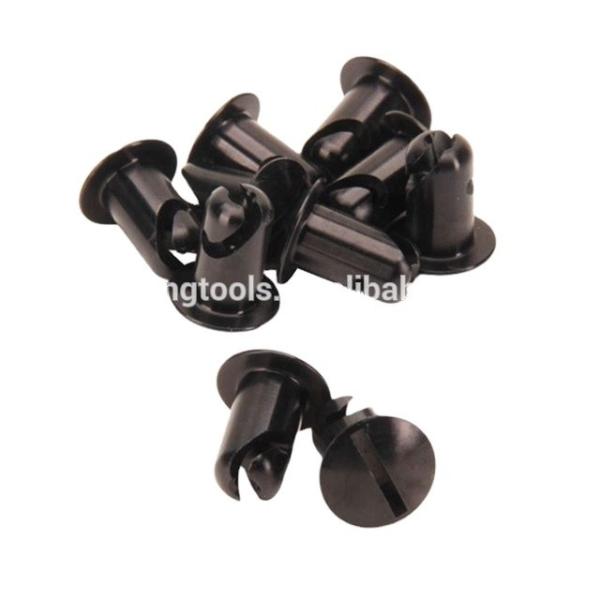 Universal 0.500" BLACK ALUM. QUICK TURN DZUS FASTENERS DOME HEAD BUTTONS/STUDS