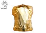 Dark Glod PP Recycle Plastic Material Coffin Accessories Casket Corner for swing
