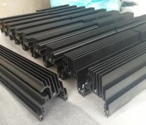 Quality CNC Machined Black Anodized Aluminium Heat Sink Profiles For LED Light wholesale