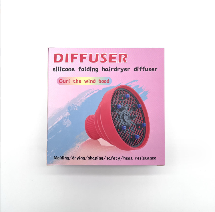 Collapsible Curly Hair Blow Dryer Diffuser with Silicone Material and Moulding Service