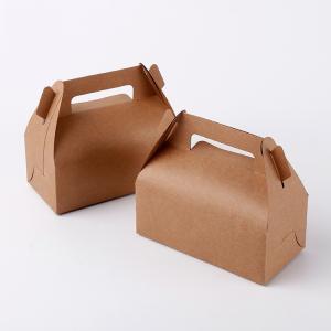 Quality Portable Folding Food Packaging Box Size 15.5 * 8.6cm For Biscuits Baking Food wholesale