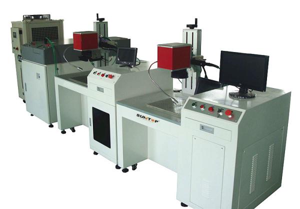 300W Galvanometer Scanning Fiber Laser Welding Machine , High Efficiency Dot