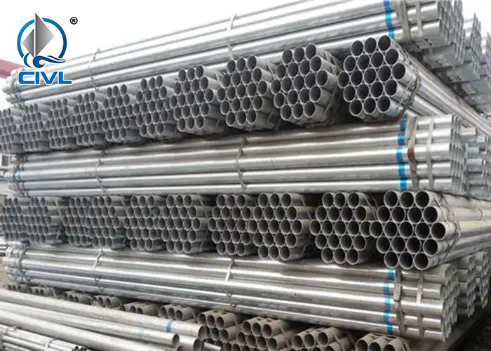 DN15 6m Galvanized Round Tube Fire Hose Galvanized Steel Pipe