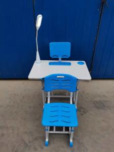 Quality Small White Toddler Table And Chair Wooden Metal Writing 1100x600x180mm wholesale