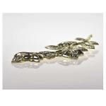 Plastic Rose Coffin Ornaments , Coffin Fittings For Coffin Lid Decoration