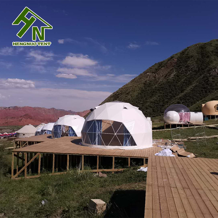 Luxury Perfab Glamping Resort Bell Geo Dome Tent Mildew Proof