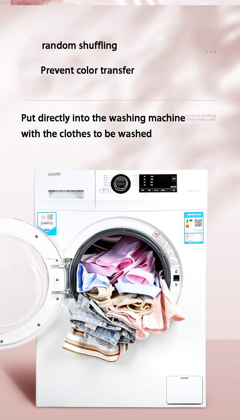 Anti Color Cross Washing Machine Sheets Mixed Color Absorber Sheets Paper Color Master