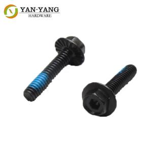 Quality Black flange head screws with socket head screws furniture part wholesale