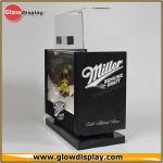 Commercial Beer Acrylic Ice Bucket Liquor Bottle Stand With Advertising Graphic
