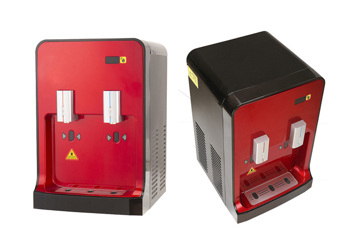 Desktop POU Touchless Tabletop Water Cooler Dispenser For Office Solenoid Valve Controlled