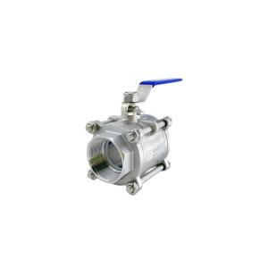 Quality Easy Installation 3 PC Stainless Steel SS316 SS304 Floating Ball Valve for Industrial wholesale