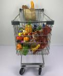 240L Warehouse style Australia Type Supermarket Shopping Cart High Capacity
