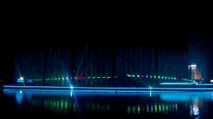 Quality Decorative Water Laser Show , Digital Laser Light Show System On Water Fountain wholesale