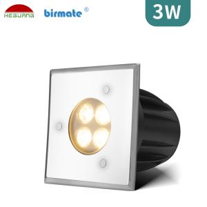 Quality Tempered Glass Lawn Plaza Underground LED Lights SMD3030 SS316L wholesale