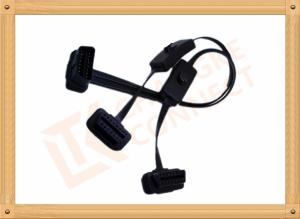 Quality 16 Pin Flat OBD Extension Cable Male to Female CK-MF08Y02K wholesale