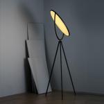 Modern Minimalist Art White Black LED Floor Lamp Nordic Living Room Decoration