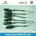 Green Big Plastic Alligator Clip with Slim Coil Cord Anti Wind Rope for Hat