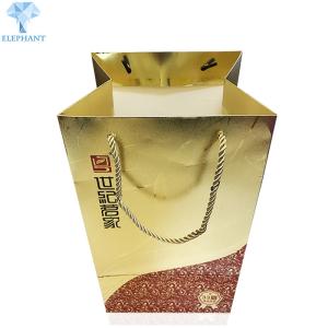 Quality Plain 38×27×10cm Gift Bags With Handles CDR PDF Format wholesale