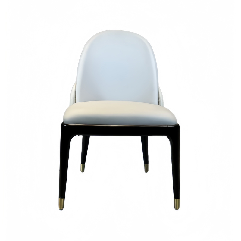 Factory Wholesale Hotel Furniture Restaurant Modern Leather Wood Chair Dine Room Home