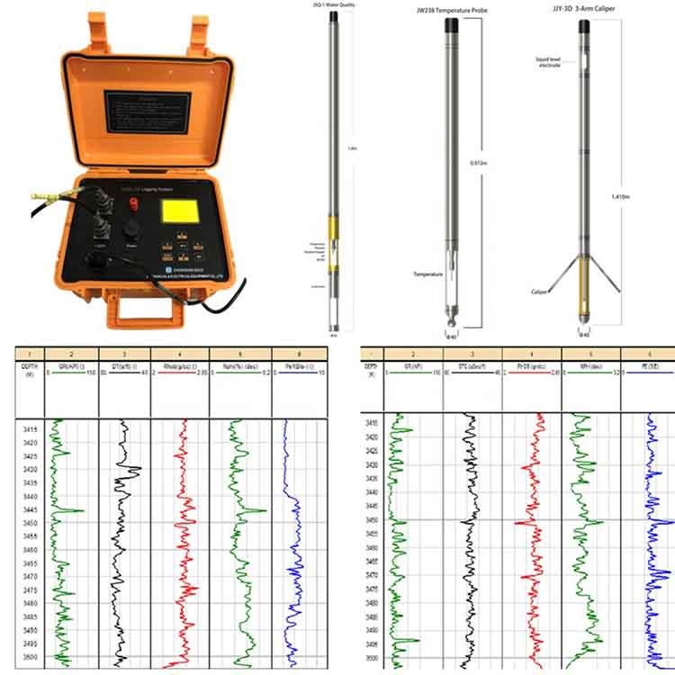 Water Well Logging Equipment 50HZ Borehole Geophysical Logging Equipment